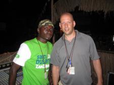 Pete and Assistant - Busara 2009 Pete and Assistant - Busara 2009